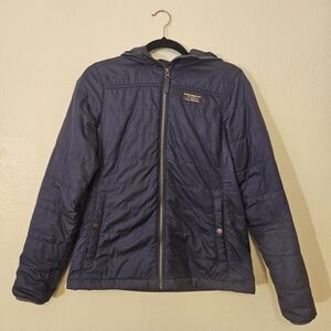 L.L. Bean Women's Dark Blue Classic Mountian Puffer Jacket